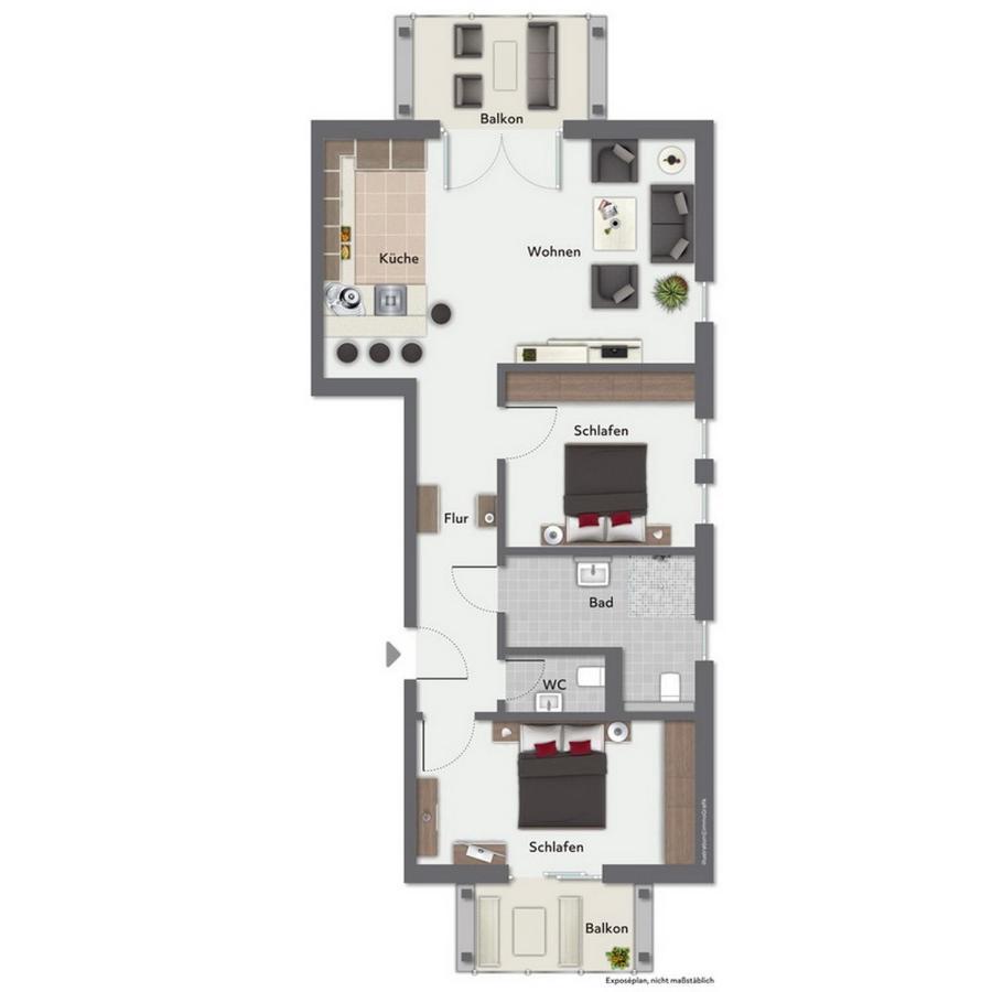 Strandvilla Meeresblick Wohnung 06 볼텐하겐 외부 사진